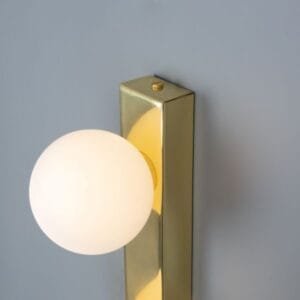 Noelani IP44 Vanity Wall Light with Three Glass Globes Vanity & Double Wall Lights Great Lighting UK Ltd