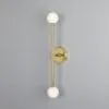 Monto Double Globe Bathroom Ceiling Light 61cm IP44 IP44 Bathroom Lighting Great Lighting UK Ltd