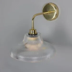 Mono Vintage Railway Glass Bathroom Wall Light 30cm IP65 Bathroom Wall Lights Great Lighting UK Ltd