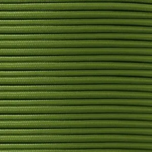 Sage Green Fabric Braided Cable, 3 Core Round Cables Great Lighting UK Ltd