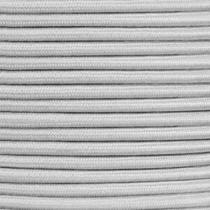 Grey Fabric Braided Cable, 2 Core Round Cables Great Lighting UK Ltd