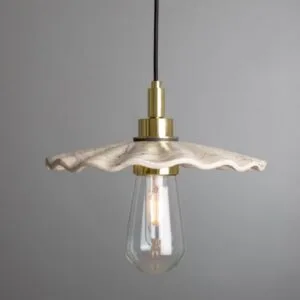 Kirhii Marbled 27cm Ceramic Bathroom Pendant Light Ceramic Bathroom Pendant Lights Great Lighting UK Ltd