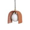 Red Iron Organic Ceramic Pendant | The Tansy Ceramic Pendant Lighting Great Lighting UK Ltd