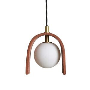 Red Iron Organic Ceramic Pendant | The Tansy Ceramic Pendant Lighting Great Lighting UK Ltd