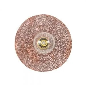 Bog Oak Organic Ceramic Disc Wall Light, Red Iron Ceramic Kitchen Wall Lights Great Lighting UK Ltd
