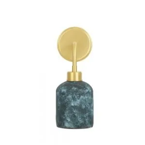 Osier Organic Ceramic Wall Light, Blue Earth Ceramic Kitchen Wall Lights Great Lighting UK Ltd