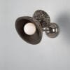 Nakaii Organic Ceramic Wall Light, Black Clay Ceramic Wall Sconces Great Lighting UK Ltd