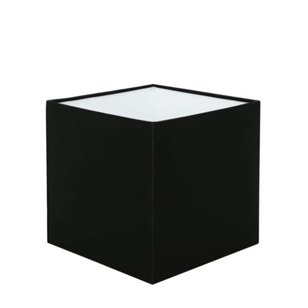 Cube Square Fabric Lamp Shade 20cm in 4 Colours - Image 4