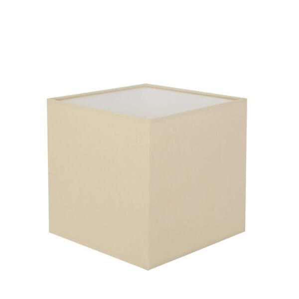 Cube Square Fabric Lamp Shade 20cm in 4 Colours - Image 3