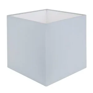 Cube square fabric lamp shade 20cm Fabric and Ceramic Shades Great Lighting UK Ltd