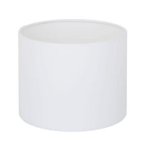 Drum Fabric Lamp Shade 20cm Dia in 4 Colours Fabric & Ceramic Shades Great Lighting UK Ltd