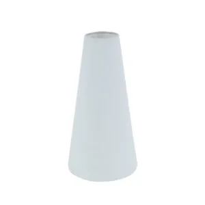 Tall Narrow Cone Fabric Lamp Shade, 17.5cm Fabric and Ceramic Shades Great Lighting UK Ltd