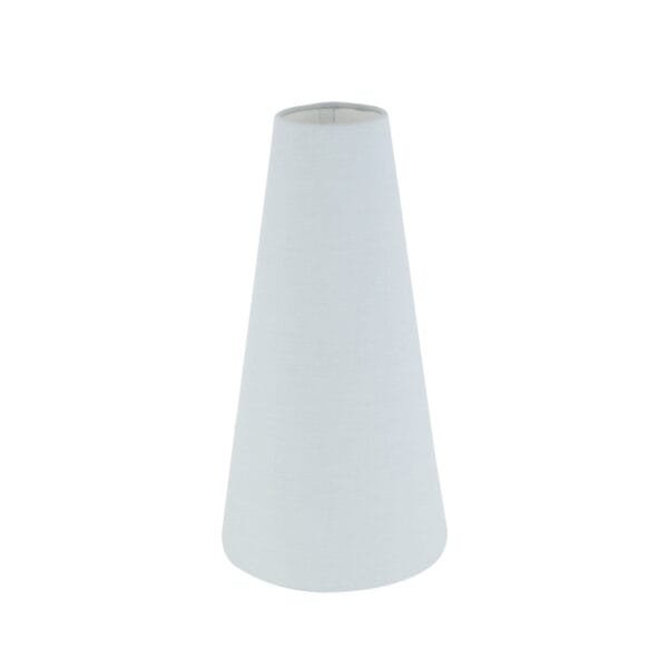 Narrow Cone Fabric Lamp Shade 34cm Tall in 4 Colours - Image 3