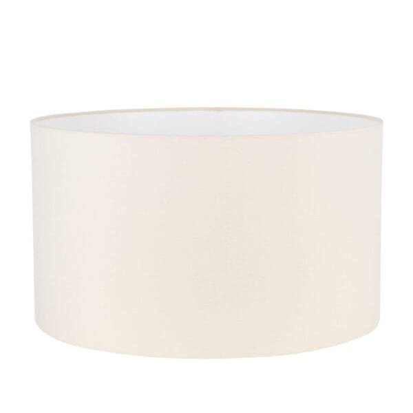 Drum Fabric Lamp Shade 40cm in White, Black, Cream & Grey - Image 3