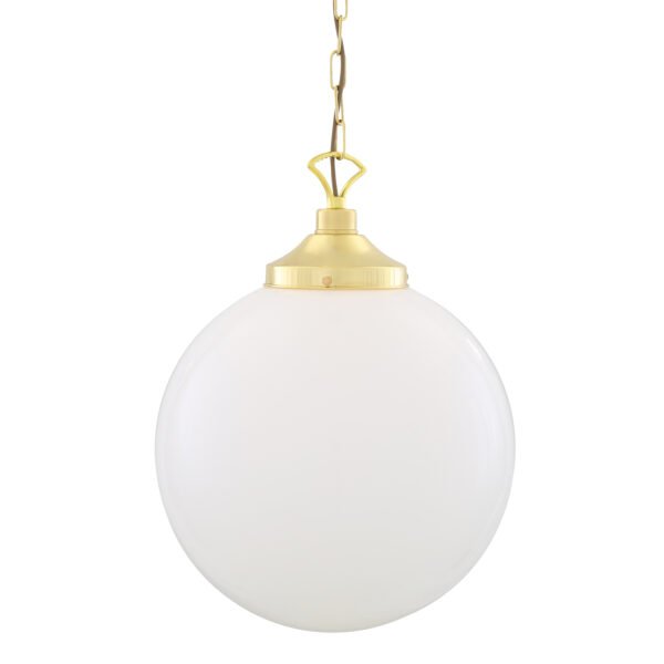 Yerevan Globe Pendant Light 40 cm Glass & Globe Lights Great Lighting UK Ltd
