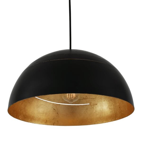 Midas Designer Gold Leaf 40cm Pendant Industrial Pendant Lights Great Lighting UK Ltd