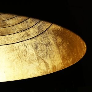 Midas Designer Gold Leaf 40cm Pendant Bedroom Pendant Lights Great Lighting UK Ltd
