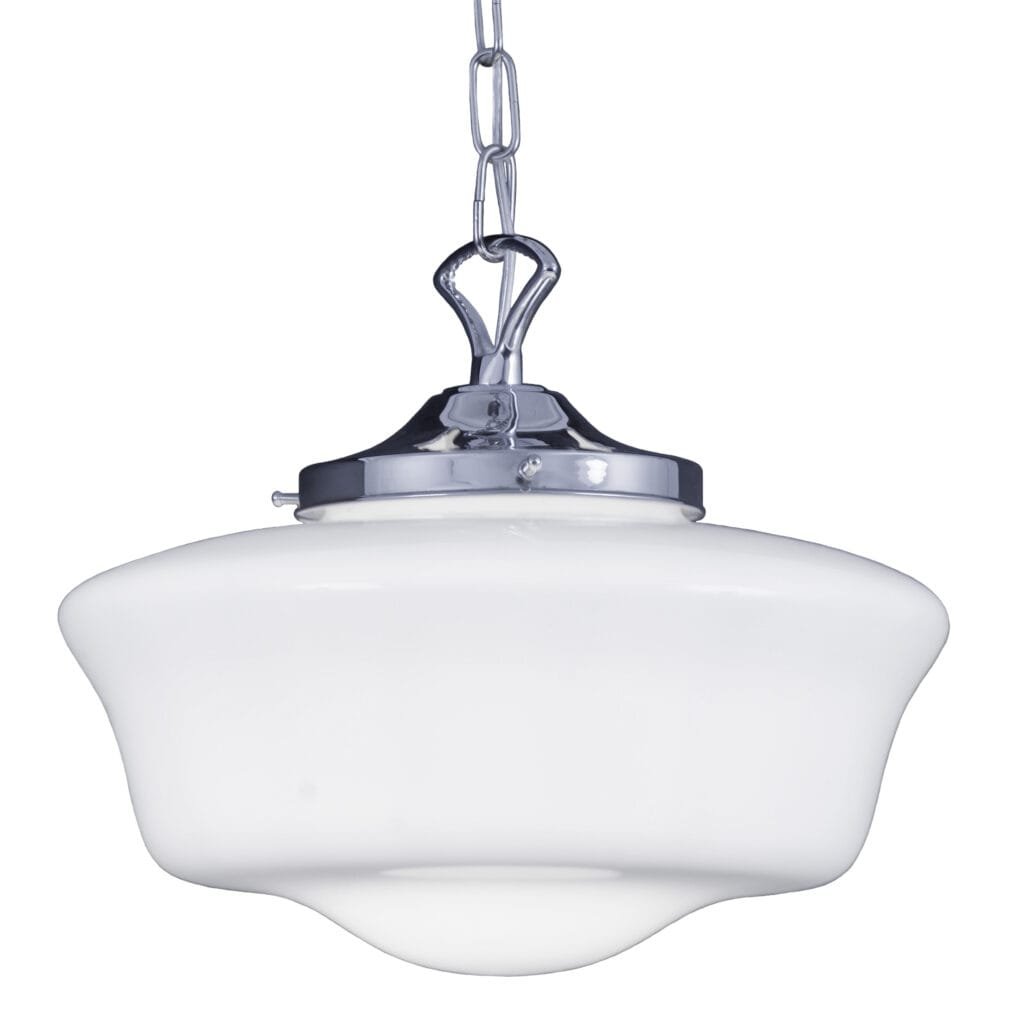 1920's Schoolhouse Pendant Light