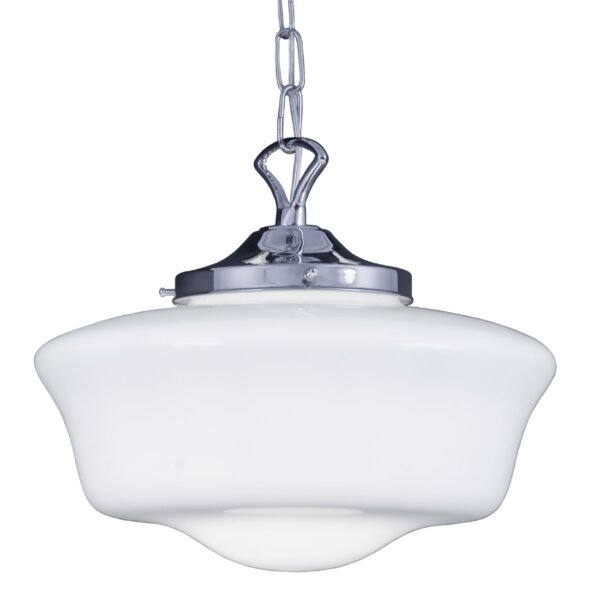 1920's Schoolhouse Pendant Light Glass & Globe Lights Great Lighting UK Ltd