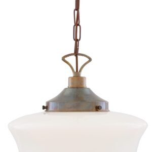 1920's Schoolhouse Pendant Light Bedroom Pendant Lights Great Lighting UK Ltd
