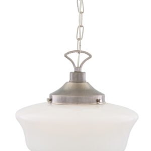 1920's Schoolhouse Pendant Light Glass & Globe Lights Great Lighting UK Ltd
