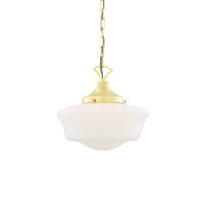 1920's Schoolhouse Pendant Light Bedroom Pendant Lights Great Lighting UK Ltd