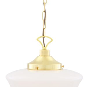 1920's Schoolhouse Pendant Light Glass & Globe Lights Great Lighting UK Ltd