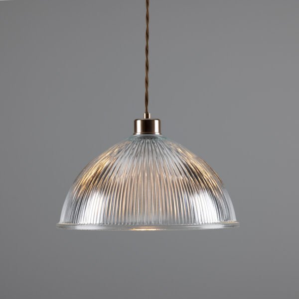 Nova Prismatic Pendant Light Holophane Pendants Great Lighting UK Ltd