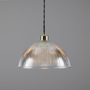 Nova Prismatic Pendant Light Holophane Pendants Great Lighting UK Ltd