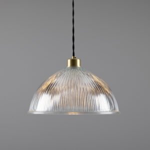 Nova Prismatic Pendant Light Holophane Pendants Great Lighting UK Ltd
