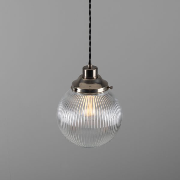 Stanley Holophane Globe Pendant Light 20 cm Holophane Pendants Great Lighting UK Ltd