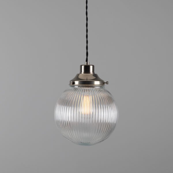 Stanley Holophane Globe Pendant Light 20 cm Holophane Pendants Great Lighting UK Ltd