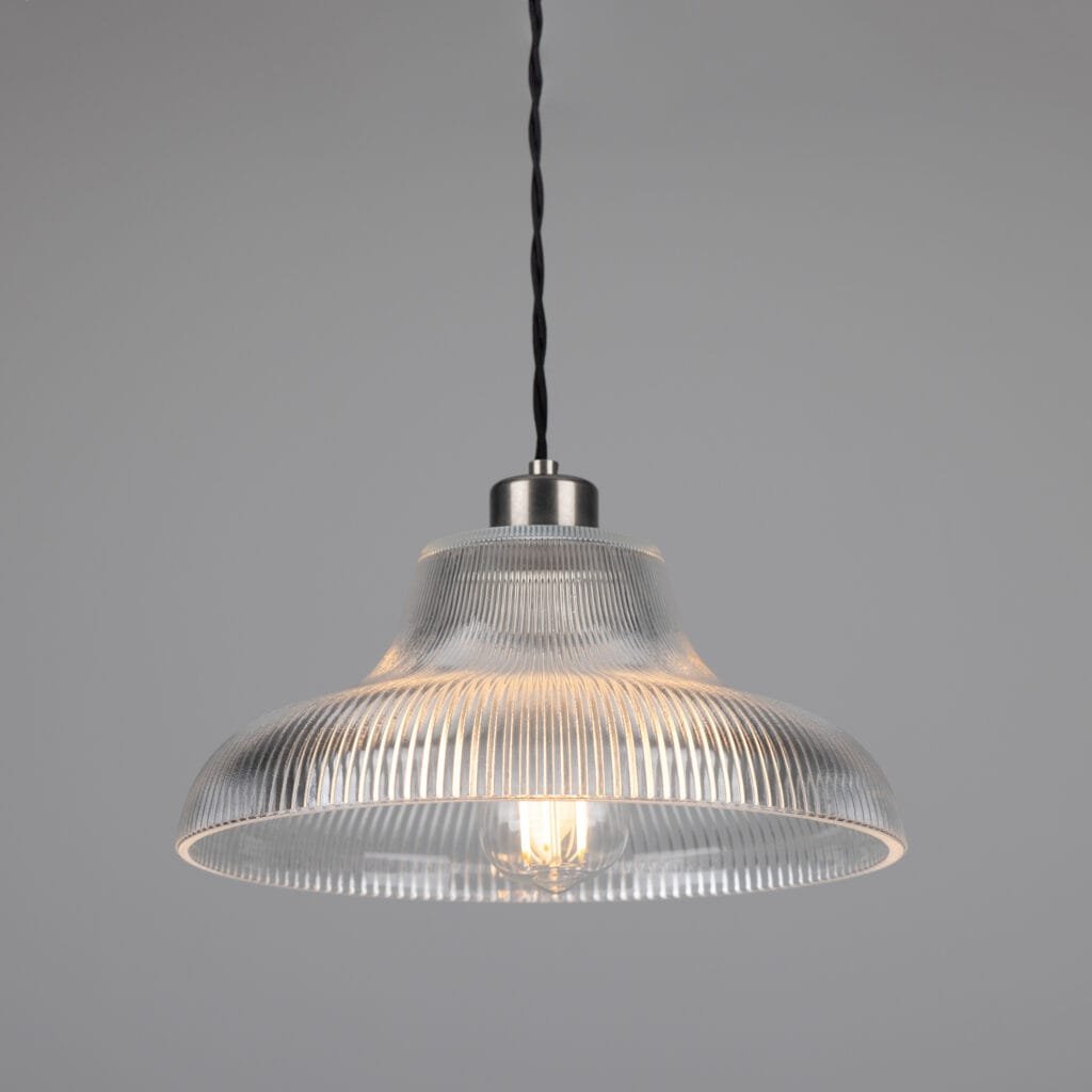 Mono Industrial Railway Pendant Light 30 cm Industrial Pendant Lights Great Lighting UK Ltd