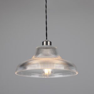 Mono Industrial Railway Pendant Light 30 cm Railway & Schoolhouse Lighting Great Lighting UK Ltd