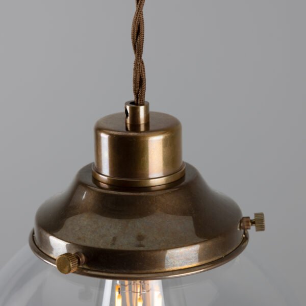 Gentry Opal Globe Pendant Light 25 cm Glass & Globe Lights Great Lighting UK Ltd