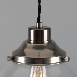 Gentry Opal Globe Pendant Light 25 cm Glass and Globe Lights Great Lighting UK Ltd