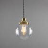 Gentry Opal Globe Pendant Light 25 cm Glass & Globe Lights Great Lighting UK Ltd