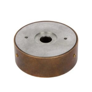 Brass IP Wall Plate 8.5cm, Two-Part Brass Parts Great Lighting UK Ltd