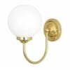 Bragan Chrome Globe Wall Light Glass & Globe Wall Lights Great Lighting UK Ltd