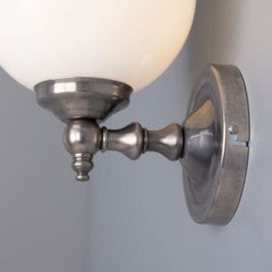 Cloghan Modern Globe Wall Light Glass & Globe Wall Lights Great Lighting UK Ltd