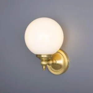 Cloghan Modern Globe Wall Light Bedroom Wall Lights Great Lighting UK Ltd