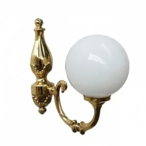 Ben Single Arm Traditional Wall Light Vintage Glass Wall Lights Great Lighting UK Ltd