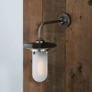 Florin Well Glass Wall Light IP65 Industrial Wall Lights Great Lighting UK Ltd