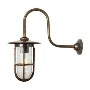 Fabo Swan Neck Well Glass Wall Light IP65 Industrial Wall Lights Great Lighting UK Ltd