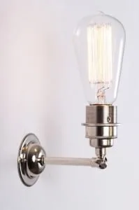 Lome Vintage Minimalist Wall Light - Choice of Colours Bedroom Wall Lights Great Lighting UK Ltd