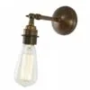 Dabb Minimalist Vintage Wall Light Globe and Glass Wall Lights Great Lighting UK Ltd