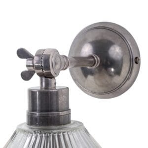 Hale Prismatic Railway Glass Wall Light Glass & Globe Wall Lights Great Lighting UK Ltd