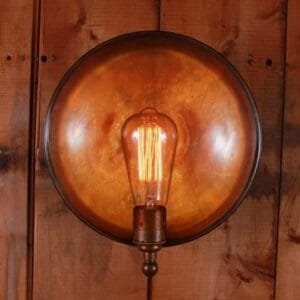 Chulainn Dish Brass Wall Light Brass Wall Lights Great Lighting UK Ltd