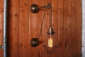 Apoch Pulley Cage Wall Light Cage Wall Lights Great Lighting UK Ltd