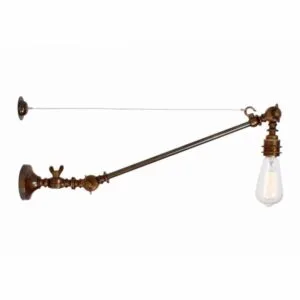 Manick Adjustable Industrial Wall Light Industrial Wall Lights Great Lighting UK Ltd